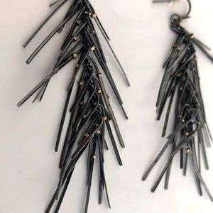 Unique edgy nail earrings Handcrafted in Sun Valley gift